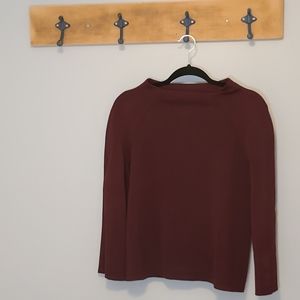 St. John Knit Boat Neck Bell Sleeve Sweater